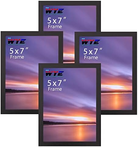 A3 Frame Wooden Picture Frames 11.7x16.5 Inch (29.7x42 cm), Acrylic (Non-Glass) A3 Black Poster Frame with Mount for A3/A4 Print Certificate, Photo Frames with Plexiglass for Wall Mount