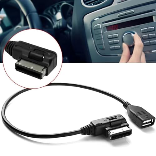 Jadeshay AMI MDI USB Audio Cable Adaptor Music Interface MP3 Adapter Compatible for Audi A3 A4L A5 A6L A8 Q5 Q7 R8 Music Interface Cables