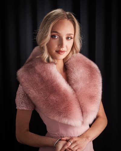 Futrzane Siberian Collar - Womens Faux Fur Collars - Elegant Winter Scarf Wrap2