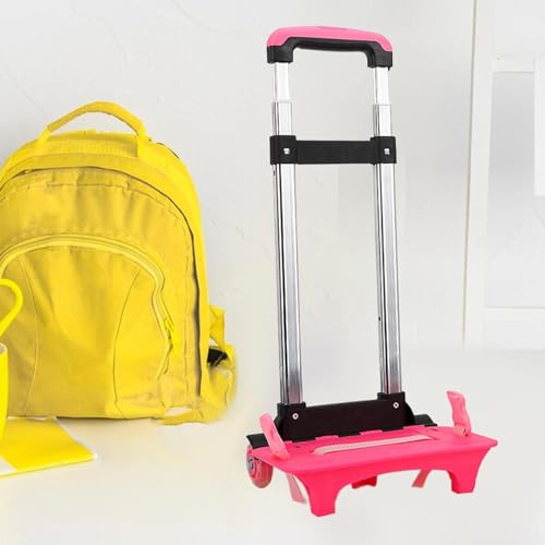Generic Wheeled Backpack Cart for Travel And Shopping, 2 Wheel Pink3