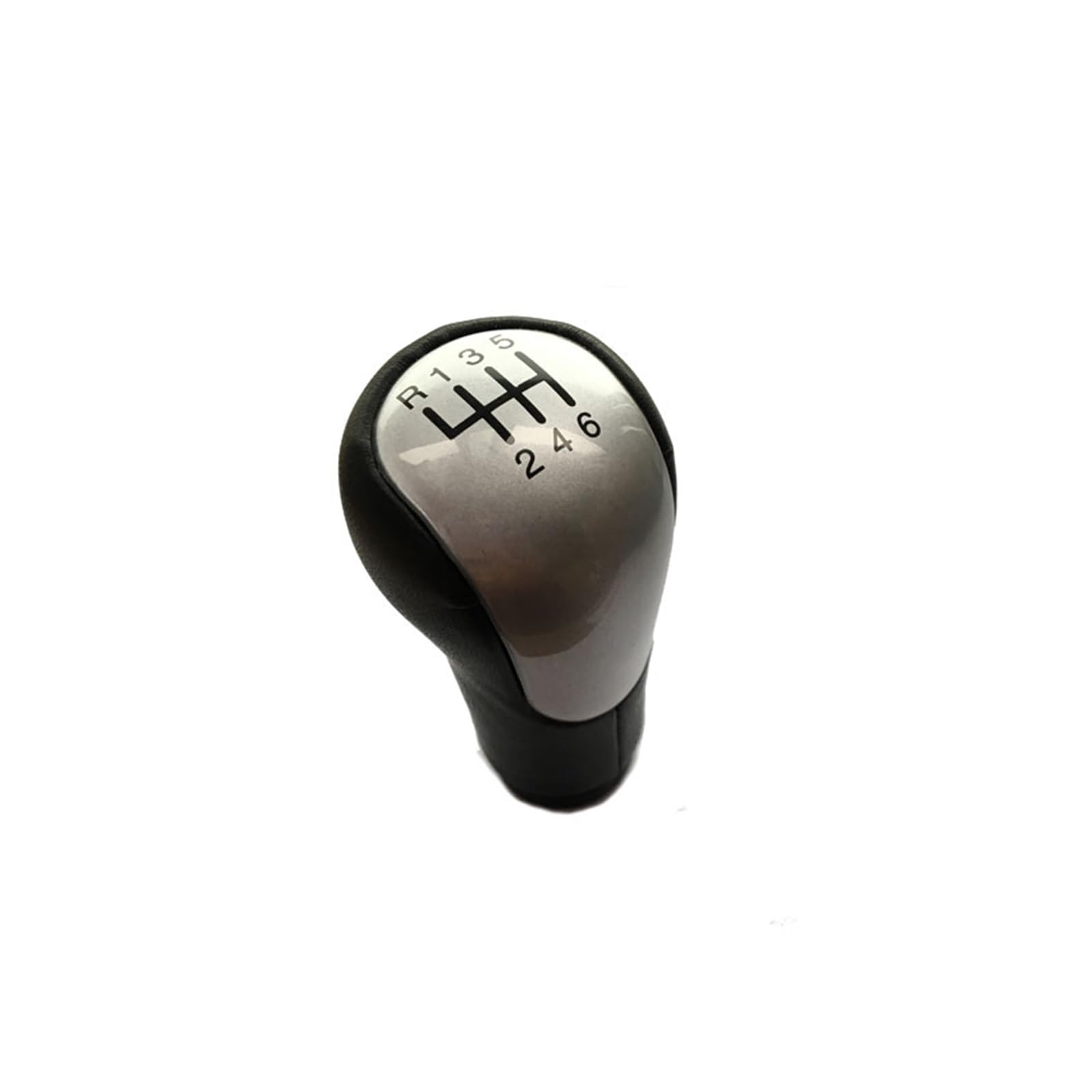 Mkgkacvcpt 6Speed Silver For Fiesta Mk6 2002 - 2008 Connect Fusion Mt 5 6 Speed Sporty Shift Knob