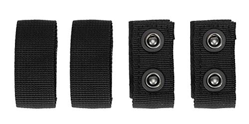 RYNO GEAR Nylon Keepers with Hook and Loop Snaps (Set of 4)