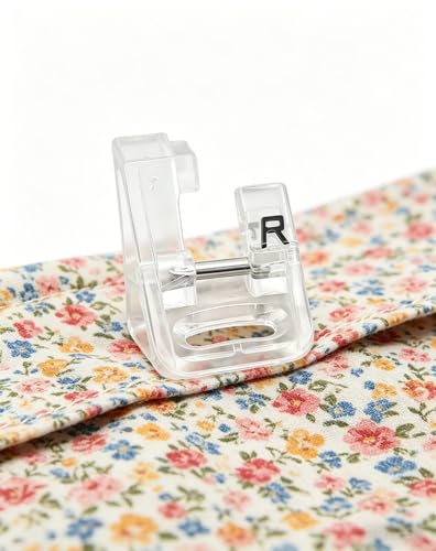 Pie prensatelas de plástico transparente para máquina de coser miniatura 2