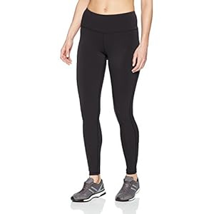 Amazon Essentials Women's Studio Sculpt Mid-Rise Full-Length Active Legging, Black, Small