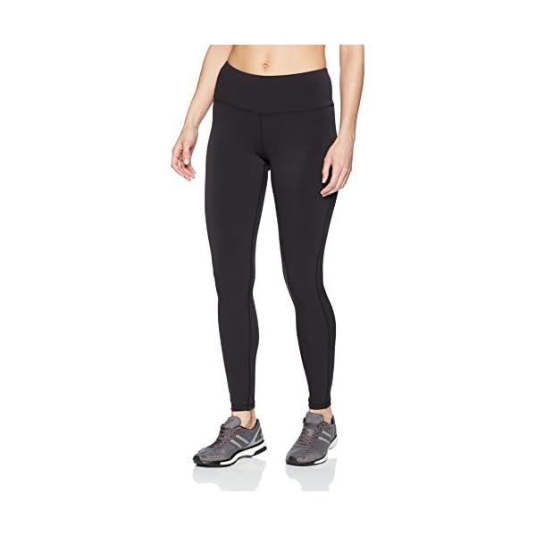 Amazon Essentials Women's Studio Sculpt Mid-Rise Full-Length Active Legging, Black, Small