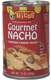 PACK OF 12 - Ricos Gourmet Nacho Cheddar Cheese Sauce, 15.0 OZ