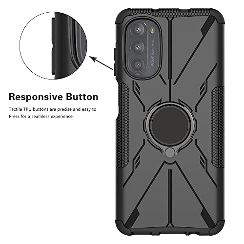 LiuShan Custodia per Moto G52 /Moto G82,TPU