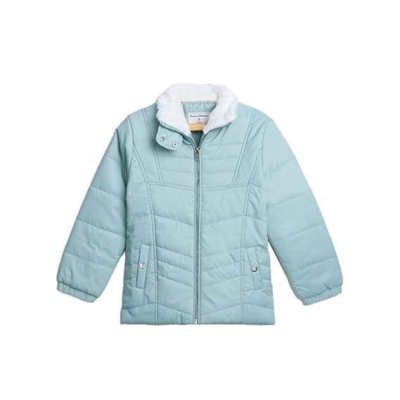 Life by Shoppers Stop Solid Polyester Hood Girls Jacket (A21711GJK01M-P)