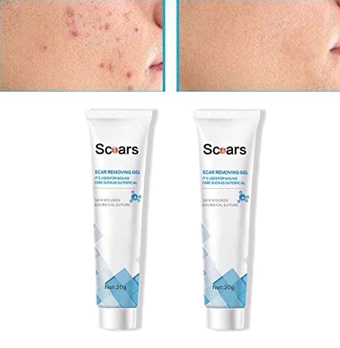 2Pcs Organic Scar Removing Gel, Scar Removal Cream for Old Scars, Scar Repair Gel Cream for Man and Women Cover