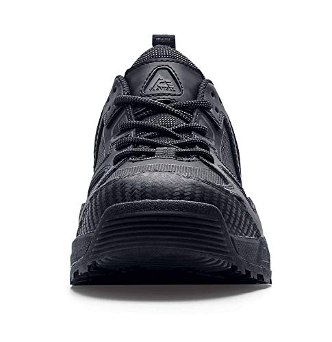 ACE Work Boots Defender Low, Men's Soft Toe (ST) Slip Resistant Work Boots, Water Resistant, Black4