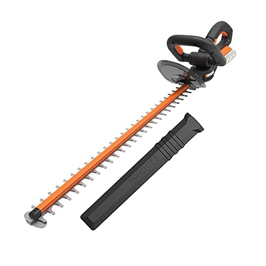 Worx WG260E.9 Trådlös Häcksax, 20 V, Svart/Orange