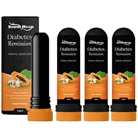 GlucoX Diabetes Relief Nasal Inhaler, Natural Herbal Glucox Diabetes Relief Nasal Inhaler Stick, Instant Tinnitus Relief Nasal Inhaler, Help Stop Ear Ringing (3pcs) Cover