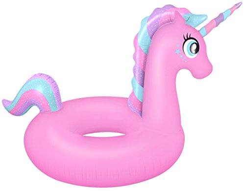 Coconut Float Inflatable Unicorn Pool Float Tubes for Floating - Fun Beach Floaties, Pool Toys, Summer Party Decorations for Kids 73 inch
