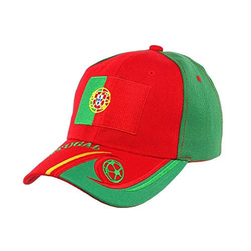 PAYS Casquette Enfant Portugal Football de 6 à 11 Ans - Garçon
