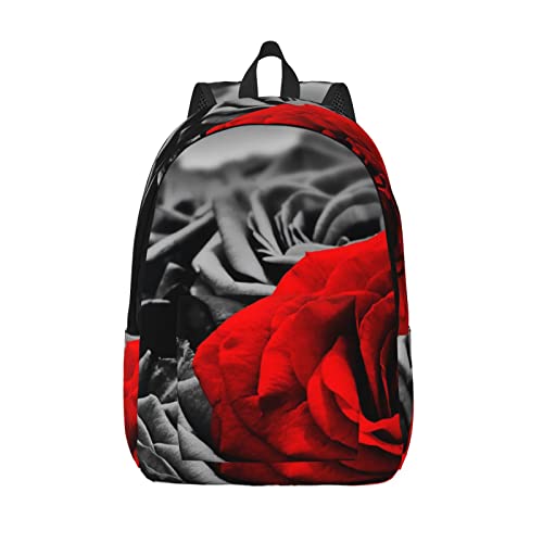 Sac à dos ordinateur portable Color Octopus aux motifs de roses imprimées et confort S
