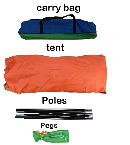 Image of 6 Person Camping Tent | Waterproof Double Layer Dome Tent with Carry Bag | Wind Resistant, Easy Setup | Ideal for Camping, Trekking & Outdoor Travel