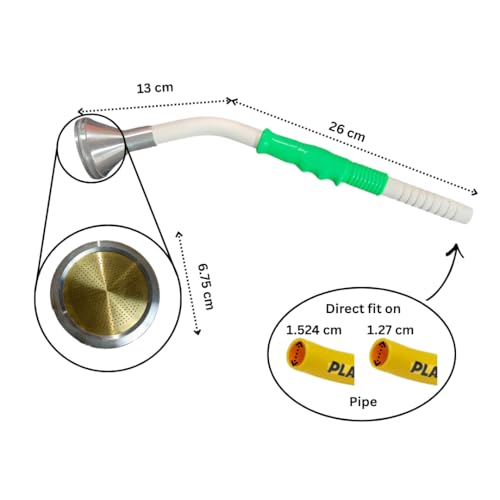 Image of Pushkara Garden Shower (Regular) - Brass Net Nozzle | Fits 1 /2 inch, 3 /4 inch & 1 inch Pipes | Gentle Shower Watering Gun for Plants, Seedlings & Beds