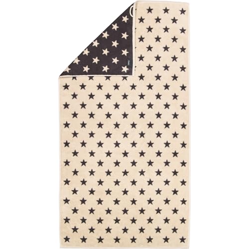 Cawö Handtücher New Stars Sterne klein 6261 beige/Basalt - 37