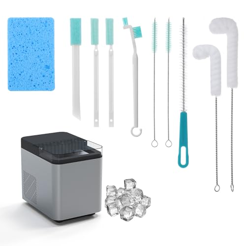 10pcsIce Machine Cleaner Brush Sets, Ice Machine Cleaning Brushes,Crevice Cleaning Brushes for Household Use Gaps Corner Small Space Water Cooler Clean Kit Home Kitchen Utility Tools