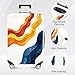 ANNA QUEEN Abstract pattern Travel Luggage Cover Suitcase Protector Suitcase Cover Anti-Scratch,Stretchable Fit for 18-32Inch Luggage,Travel Bag Cover Washable M(fits 22-25Inch suitcase)