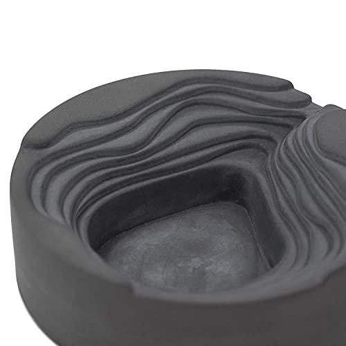 Varato Design Cement Concrete Stone Cigarettes & Cigar Ashtray Home Decor - Indoor Ash Tray For Indoor And Outdoor Patio Decorations - Outdoor Ashtrays For Cigarettes And Outdoor Table Decor #TOP7