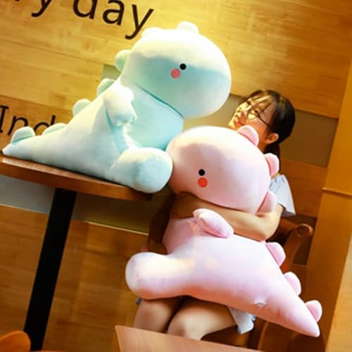 OUKEYI Cute Dinosaur Plush Toys,kawaii plush animal dolls, Plush Stuffed Animal Dino Hugging Pillow Soft, Birthday Gifts for Kids Girls Boys (pink) - Image 5