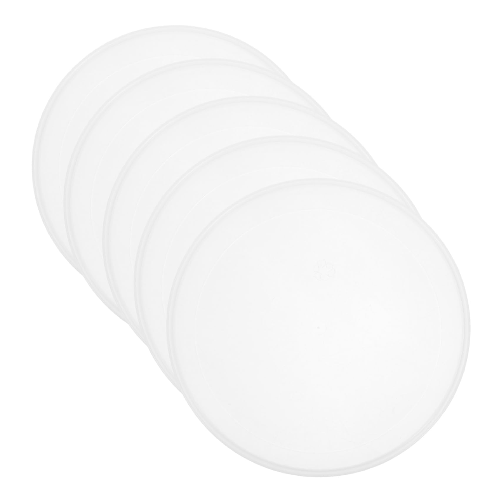 GOOHOCHY 5Pcs Portable Plates for Camping Barbecue Lightweight Disposable Food Serving Dishes Outdoor Snack Containers for Parties and Picnics