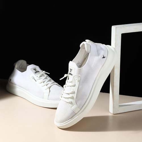 Image of YOHO Trip Sneakers for Men | Stylish Casual Shoes with Elastic Laces | Comfortable, Stretchable & Ultra-Lightweight | Premium Breathable Mesh Fabric