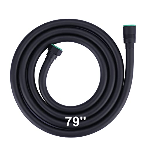 Shower Hose, 79 Inches Extra Long Shower Head Hose Extension for Bathing Toilet Cleaning Dogs Bathroom Bathing Matte Black Handheld Shower Hose Shower Hose, 79 Inches Extra Long Shower Head Hose Extension for Bathing Toilet Cleaning Dogs Bathroom Bathing Matte Black Handheld Shower Hose