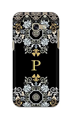 Image of Printed Hard Back Cover Case for Samsung Galaxy A5 2017 Back Cover (Alphabet P) -1803