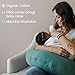 snuggle me Organic Nursing Pillow (New 2025 Design) | Bottle & Breastfeeding Pillow with Organic Cotton Cover & Fiberfill, Machine Washable Feeding Pillow, Newborn Essentials Must Haves (Moss) - v2