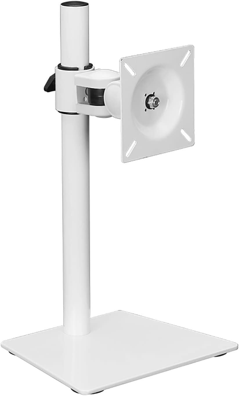 asdchZen Monitor Arms Tv Stand Single Monitor Desktop Adjustable Height Tilt Rotating Desktop Tv Stand Desktop Tv Base Suitable For 12-24 Inch Screens