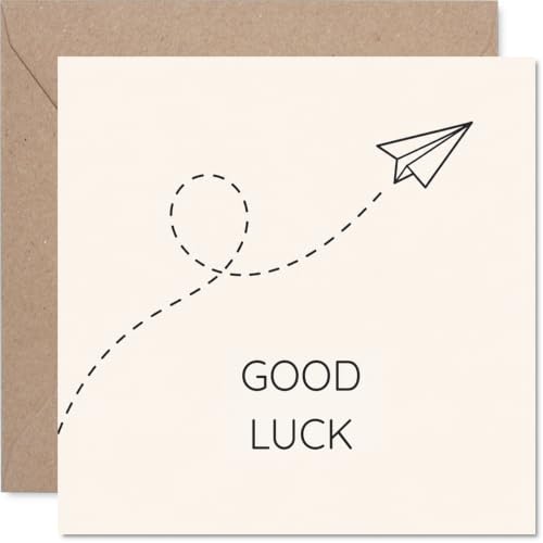 Carte encouragement Bonne chance, style motivant