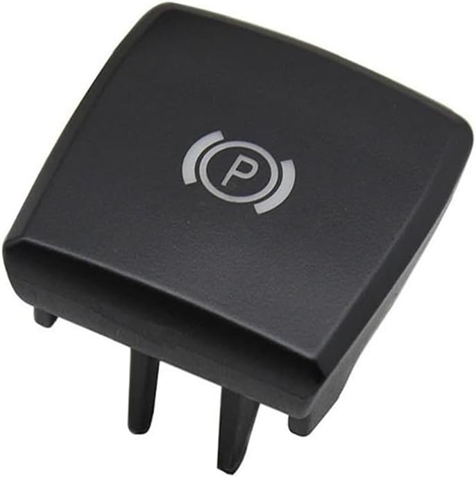 Car Handbrake Parking Brake Switch Auto H P Button Cap Cover Replacement Compatible X5 X6 E70 E71 E72 2007-2013(Red Set)