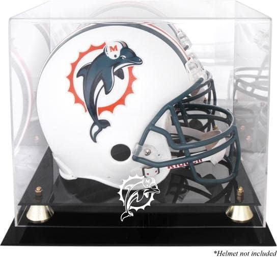 Miami Dolphins Helmet Display Case - Football Helmet Logo Display Cases ''Case Only''
