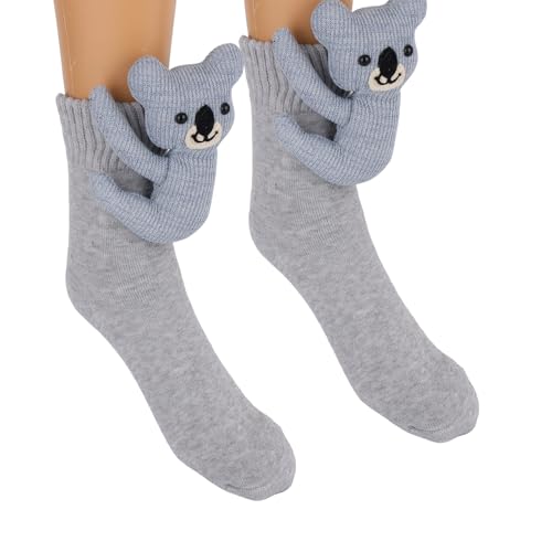 Calcetines koala cómodos de algodón contra los pies fríos