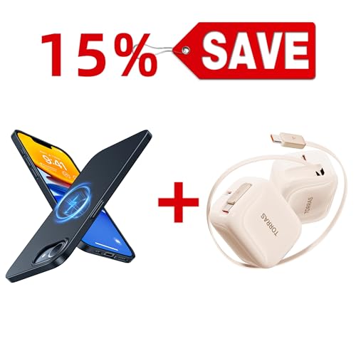 TORRAS FlexLine 40W Dual-Port USB C Charger Block & Magnetic Case — Buy Together to Save 15%