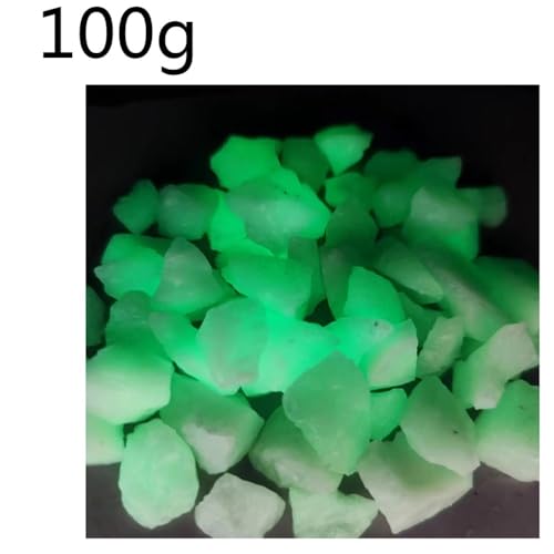 Piedra luminosa verde para revivir espacios oscuros con collar incluido 3