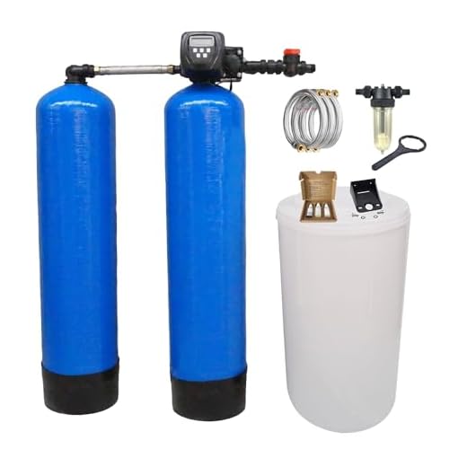 Adoucisseur d'eau duplex 2x14L Clack WS1TT complet