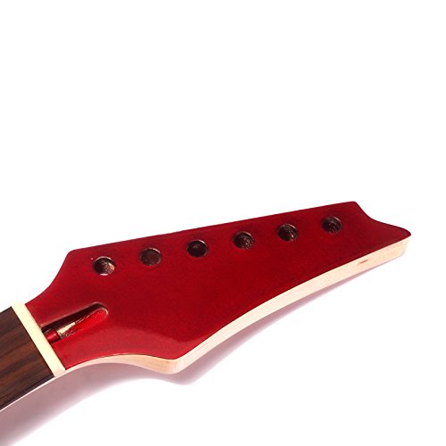 RuiJOTWAT Rosewood Fretboard 24 Fret Maple Neck For Electric Guitar Red - Image 3