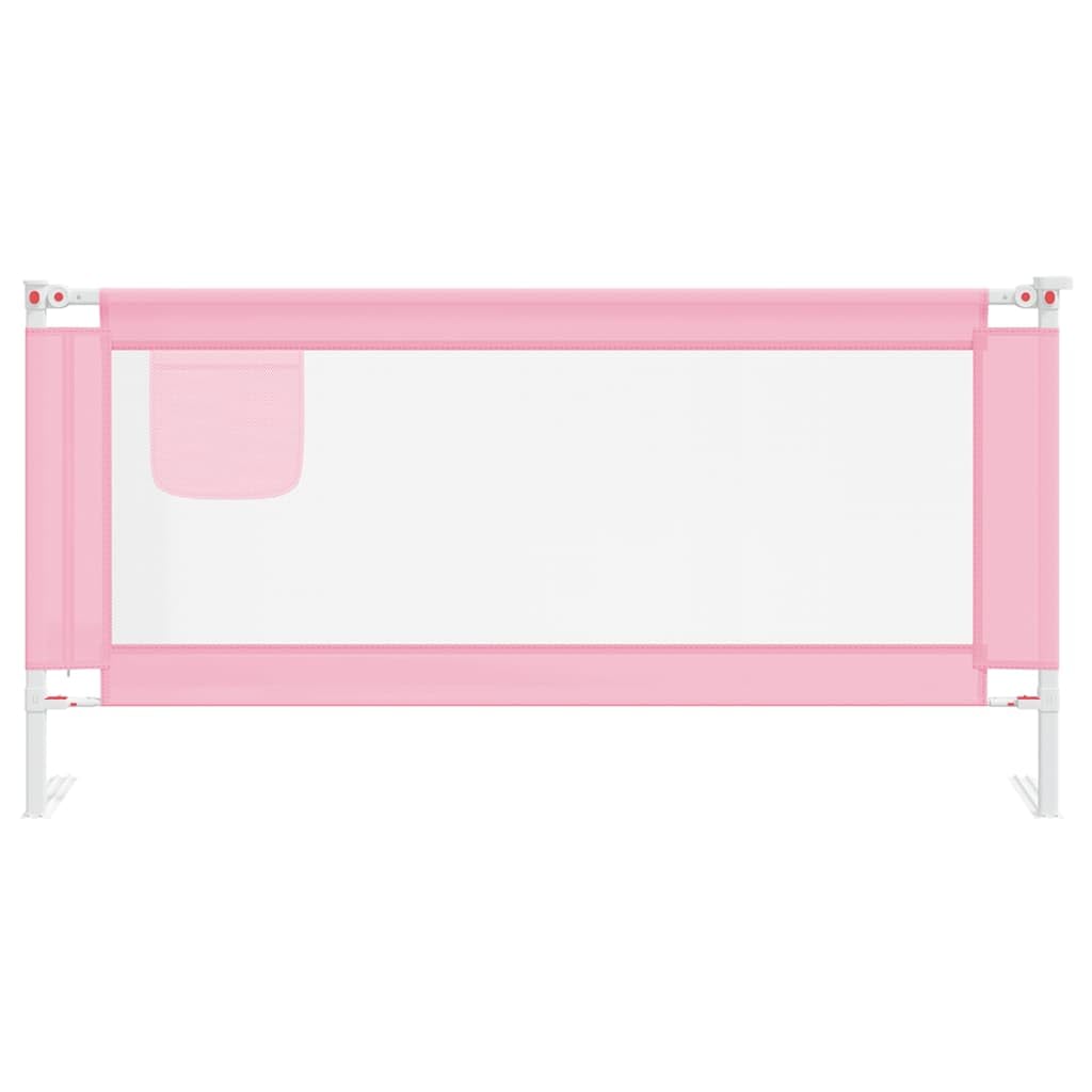 Generisch Kleinkind-Bettschutzgitter Rosa 180x25 cm Stoff,Baby & Kleinkind,Babysicherheit,Baby-Bettschutzgitter,10204