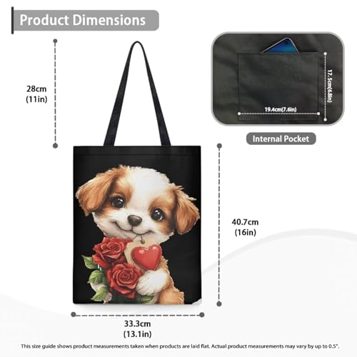 UNICEU Womens Printed Canvas Tote Shoulder Fashion Shopping Casual Foldaway Travel Bag4