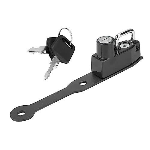 Klanata Motorcycle AntiTheft Helmet Lock, for CBR400R CBR500R CB500F, Left Side Aluminum Alloy Lock for Secure and Protection (Black)