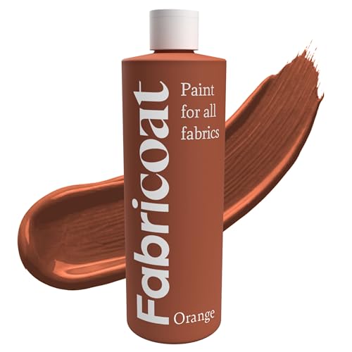 Image of Fabricoat Fabric Paint & Upholstery Dye, Orange, Flexible Finish