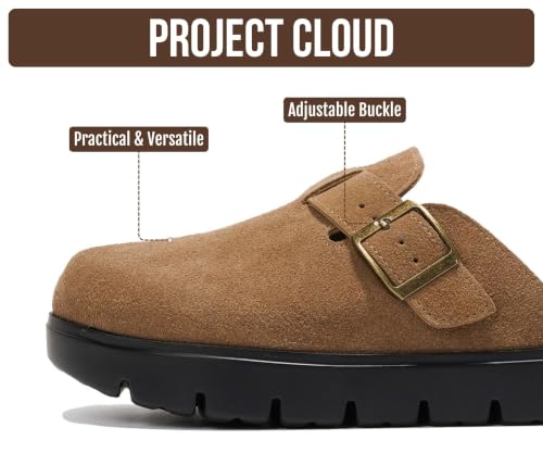 Image of 100% Genuine Leather Platform Clogs for Women - Fall Shoes for Women 2026
