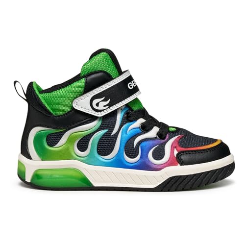 Ya en mundofriki.es: Geox J Inek Boy, Zapatillas, Multicolor Black, 27 EU