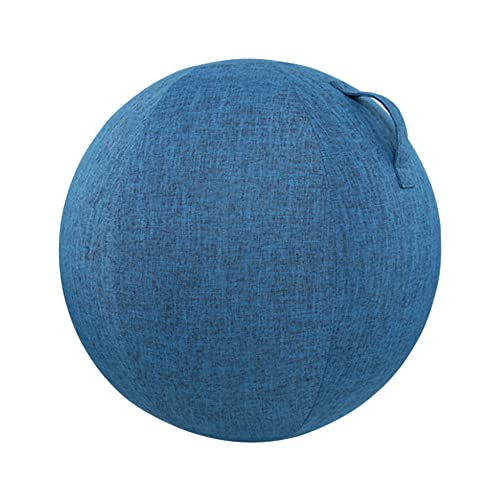 Funda de yoga de algodón y lino protectora con asa para pelota de pilates