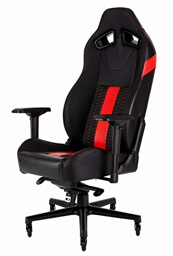 Corsair T2 Road Warrior Silla de Oficina, Para Videojuegos, Polipiel fácil de...