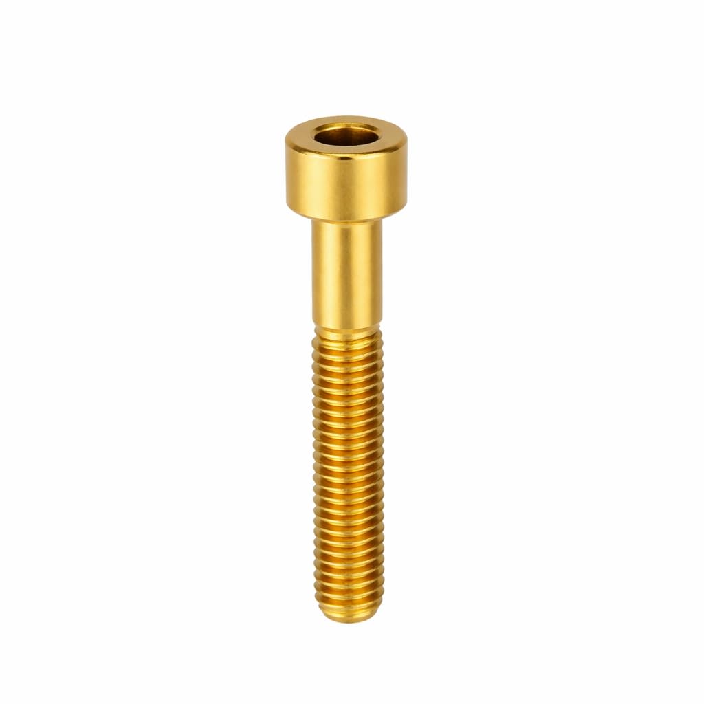 Keenso Stem Bolt, Universal M6 Thread Headset Bolt Stem Screw for Bicycle, Mountain Bike, Road Bike, Electric Bike