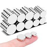 VSKIZ 50Pcs Fridge Magnet, 3 Different Size Small Magnets, Rare Earth Magnet Strong Neodymium Magnets for Whiteboard Crafts DIY Office